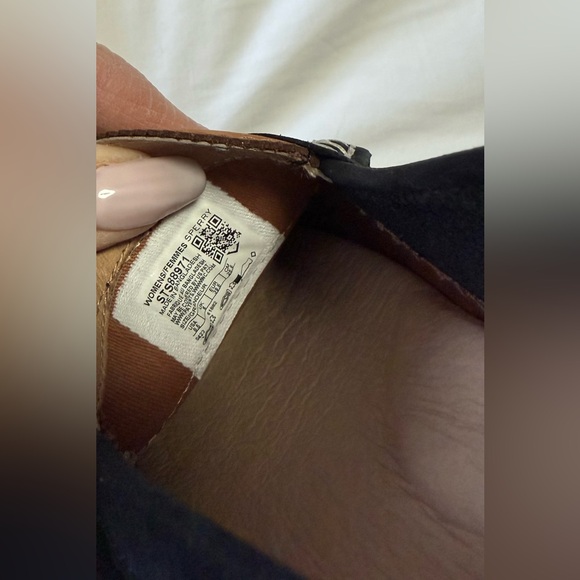 Sperry | Women's 8.5 | Seaport Two Tone Black Tan Penny Loafers STS88971 EUC - Picture 8 of 8